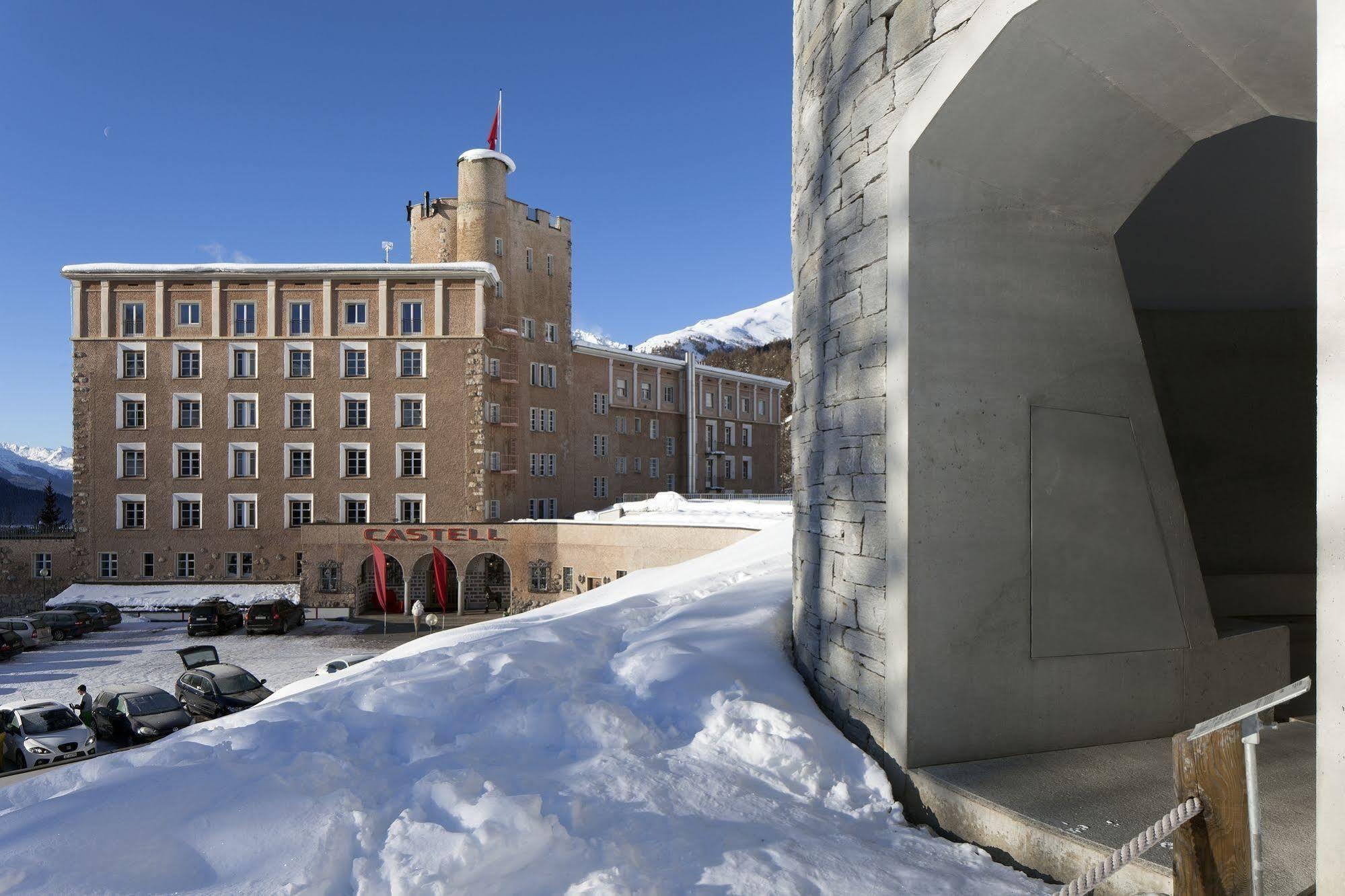 Hotel Castell Zuoz Exterior foto